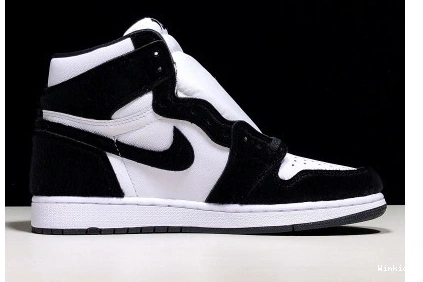BLACK JORDAN 1 PANDA WHITE AIR CD0461-007 0823